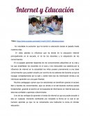 Internet y Educación - resumen