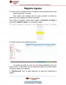 Sistema Registro Ingreso