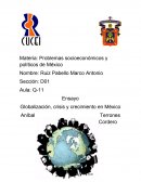 Ensayo de enconomia Globalización, crisis y crecimiento en México