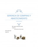GERENCIA DE COMPRAS Y ABASTECIMIENTO