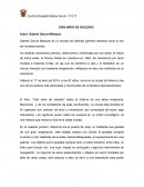 CIEN AÑOS DE SOLEDAD Autor: Gabriel García Márquez