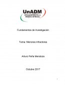 Fundamentos de Investigación. Menores infractores
