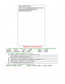 Números y operaciones