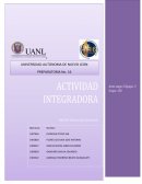 Actividad integradora Desarrolla un cuadro identificando la estrategia para elaborar una obra de teatro en una Iglesia