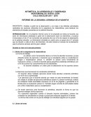 Informe 2da Jornada de Ayudantía Aritmetica