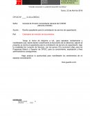 Remite expediente para la contratación de servicio de capacitación
