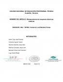 Mantenimiento de maquinas eléctricas rotativas