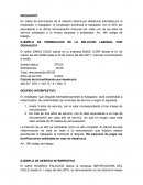 EJEMPLO DE TERMINACION DE LA RELACION LABORAL POR DESAHUCIO