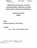 Empresa Unipersonal “Nutricookies”