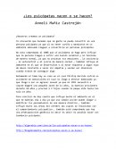 ¿Los psicópatas nacen o se hacen?