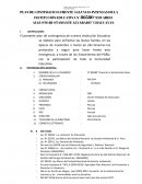 Un buen Plan de contingencia Chaucayan