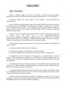 DISCURSO METAFORA