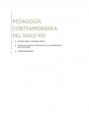 Dibujo PEDAGOGÍA CONTEMPORANEA DEL SIGLO XXI