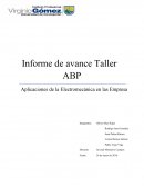Informe ABP Introducción Aplicaciones de la Electromecánica en las Empresa