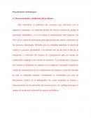 Procedimiento metodológico 4.1 Reconocimiento y definición del problema