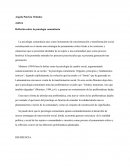 Reflexión sobre la psicología comunitaria