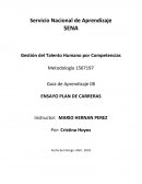 PLAN CARRERA: CRECIMIENTO DEL COLABORADOR EN LA EMPRESA