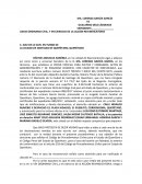 DEMANDA DE ACCION REIVINDICATORIA