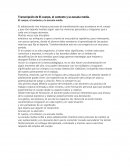 Transcripción de El cuerpo, el contexto y la escuela media