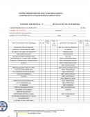 Infrome trimestral de enfermeria