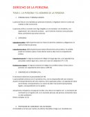 DERECHO DE LA PERSONA