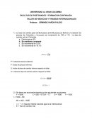 TALLER DE NEGOCIOS Y FINANZAS INTERNACIONALES
