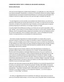 COMENTARIO CRÍTICO TEXTO 2: CRÓNICA DE UNA MUERTE ANUNCIADA.