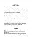 Cuestionario sencillo Ciencias cuarto grado