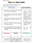 Ficha FODA, Visión y Misión
