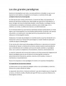 Los dos grandes paradigmas