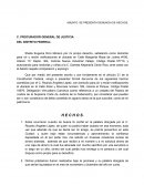 SE PRESENTA DENUNCIA DE HECHOS