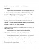 LA DIGNIDAD DE LA PERSONA COMO FUNDAMENTO DE LA ETICA Ideas Principales