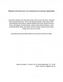 Relación entre Burnout y el compromiso en jóvenes deportistas