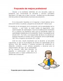 Propuesta de mejora profesional