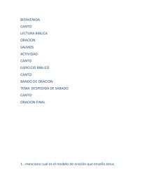 PREGUNTAS DEL LIBRO DE MARCOS DEL 10 AL 15. Página 1