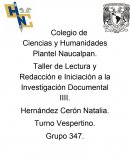 Taller de Lectura y Redacción e Iniciación a la Investigación Documental