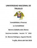 Presentar de forma sintetizada la investigación y el desarrollo respecto al tema de la contabilidad
