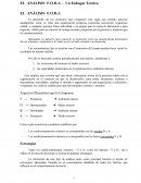 EL ANÁLISIS F.O.D.A Un Enfoque Teórico