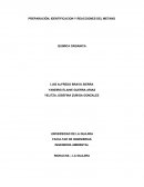 PREPARACIÓN, IDENTIFICACION Y REACCIONES DEL METANO