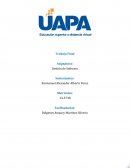 Hoja de precentacion uapa Trabajo Final