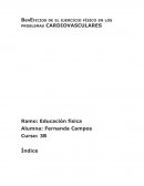 BenEficios de el ejercicio físico en los problemas CARDIOVASCULARES