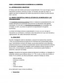 TEMA 2: APROXIMACIONES ECONÓMICAS A LA EMPRESA