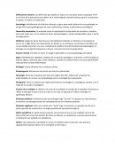 Glosario Psicopatologia