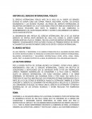 HISTORIA DEL DERECHO INTERNACIONAL PÚBLICO
