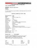 AUTOESPAR S.A. CONCESIONARIO AUTORIZADO