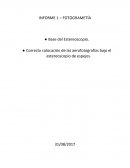 Primera Practica de Fotogrametría