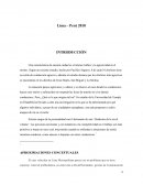 Agresividad del tráfico en Lima