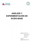 EXPERIMENTACION ACIDO BASE