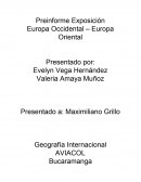 Europa Occidental – Europa Oriental