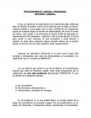 PROCEDIMIENTO LABORAL ORDINARIO, REFORMA LABORAL